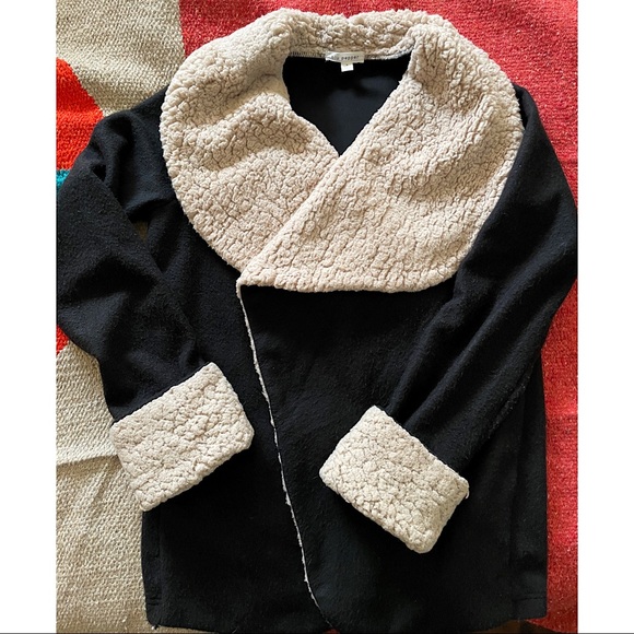 Blu Pepper Faux Shearling Lined Jacket, Size Small - Picture 2 of 5